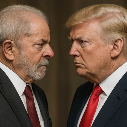 Lula rechaza postura de Trump: "No es el sheriff del mundo". El presidente brasileño defiende la soberanía de su país. 🇧🇷🌍 #LulaDaSilva #DonaldTrump #Soberanía #Brasil