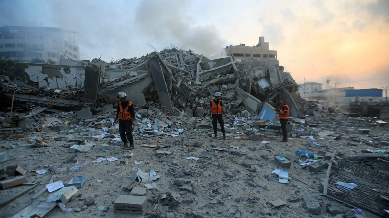 Escena de destrucción en Gaza tras los recientes ataques israelíes. Foto: Diakonia IHL