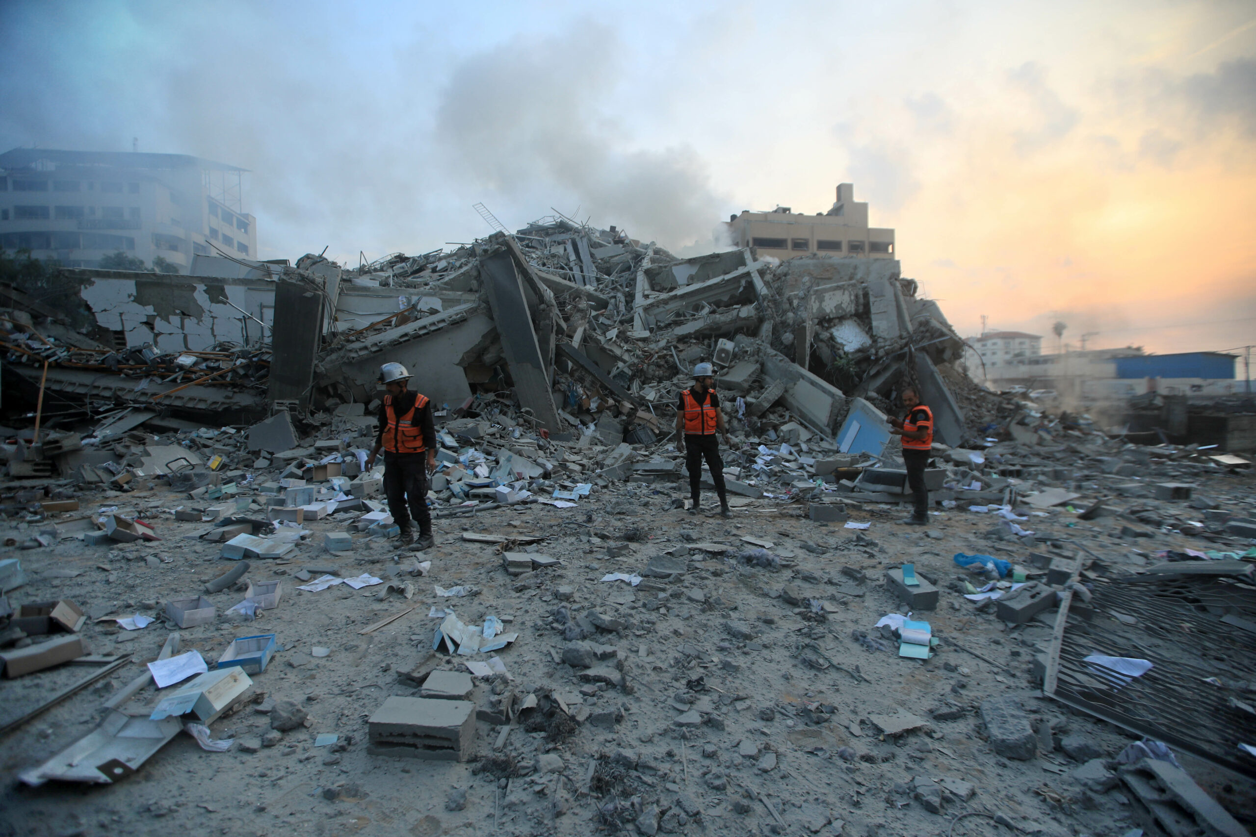 Escena de destrucción en Gaza tras los recientes ataques israelíes. Foto: Diakonia IHL