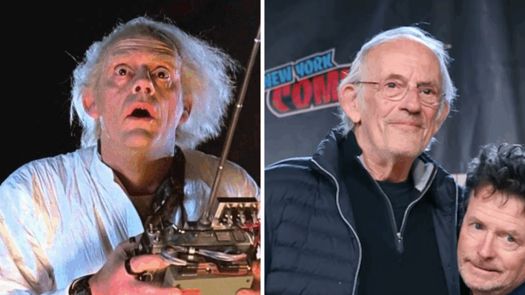 Christopher Lloyd Volver al futuro. Foto: publimetro.mx