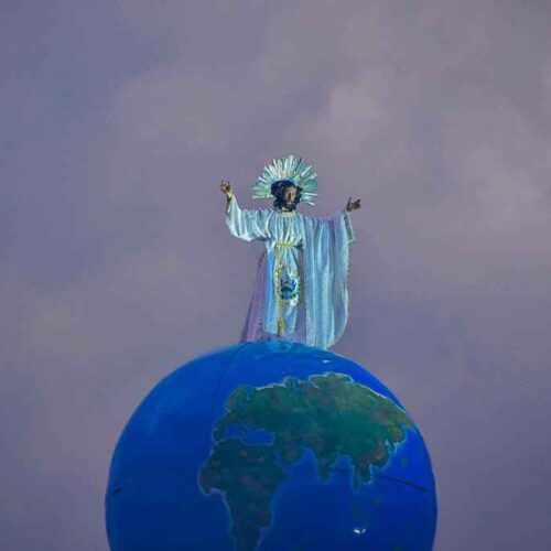 Los preparativos avanzan para el inicio de los festejos al Divino Salvador del Mundo, esperados con fervor en El Salvador. Foto: Alcaldía de San Salvador