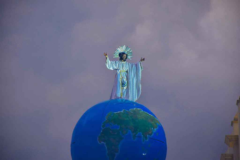 Los preparativos avanzan para el inicio de los festejos al Divino Salvador del Mundo, esperados con fervor en El Salvador. Foto: Alcaldía de San Salvador