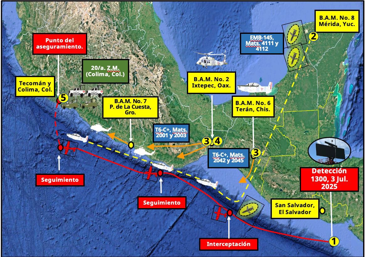 México aclara que narcoavioneta no salió de El Salvador. 🇲🇽🇸🇻 #México #ElSalvador #Aclaración #Cooperación