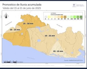 Mapa: Ministerio ministerio de Medio Ambiente de El Salvador