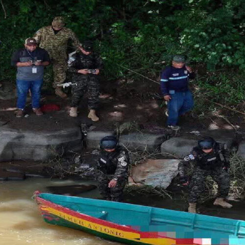 Autoridades confirman el hallazgo del cuerpo del joven René Castro Medrano en el río Lempa, tras varios días de búsqueda. Foto: Cortesía
