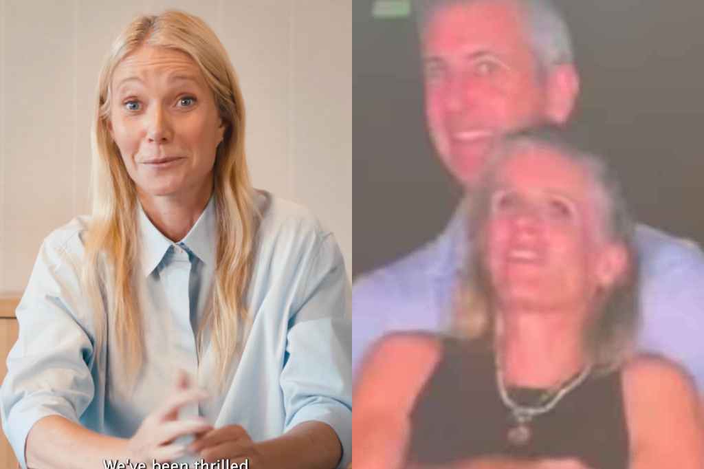 Gwyneth Paltrow en su rol de portavoz temporal para Astronomer, en un video que se ha vuelto viral. Captura de pantalla