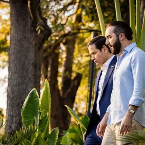 Secretario Marco Rubio agradece a El Salvador por liberación de estadounidenses detenidos en Venezuela. Foto: Archivo