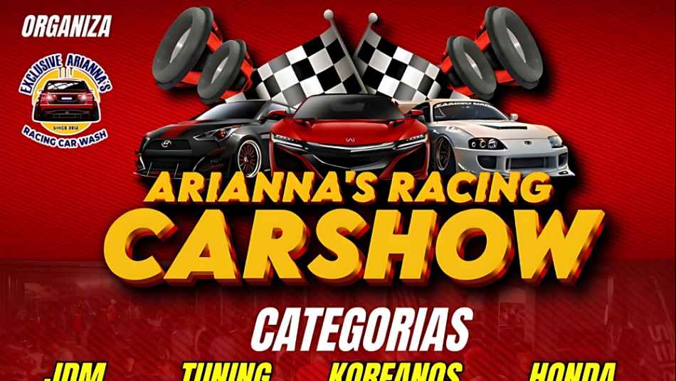 5° Car Show de Arianna's Racing Car Wash en la UCA. Foto: Cortesía.