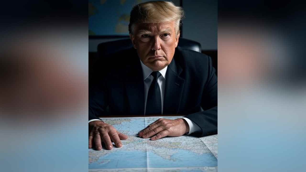 Donald Trump advierte a Rusia con aranceles severos si no hay acuerdo en Ucrania. Foto: Grok