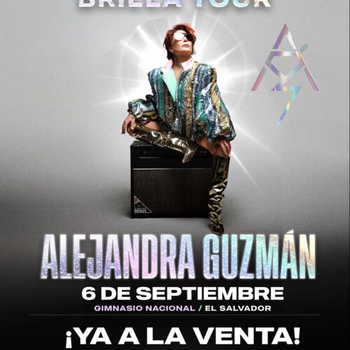 Alejandra Guzmán en concierto en el Gimnasio Nacional de El Salvador. Foto: Instagram