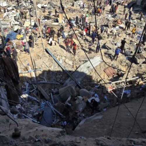 La Franja de Gaza enfrenta una grave crisis humanitaria, con miles de víctimas civiles y el colapso de servicios básicos. Foto: ONU