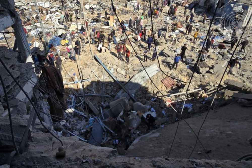 La Franja de Gaza enfrenta una grave crisis humanitaria, con miles de víctimas civiles y el colapso de servicios básicos. Foto: ONU