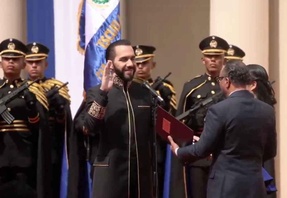 El presidente Nayib Bukele ha utilizado sus redes sociales para defender la soberanía de El Salvador en la discusión sobre la reelección indefinida. Foto: captura de pantalla.