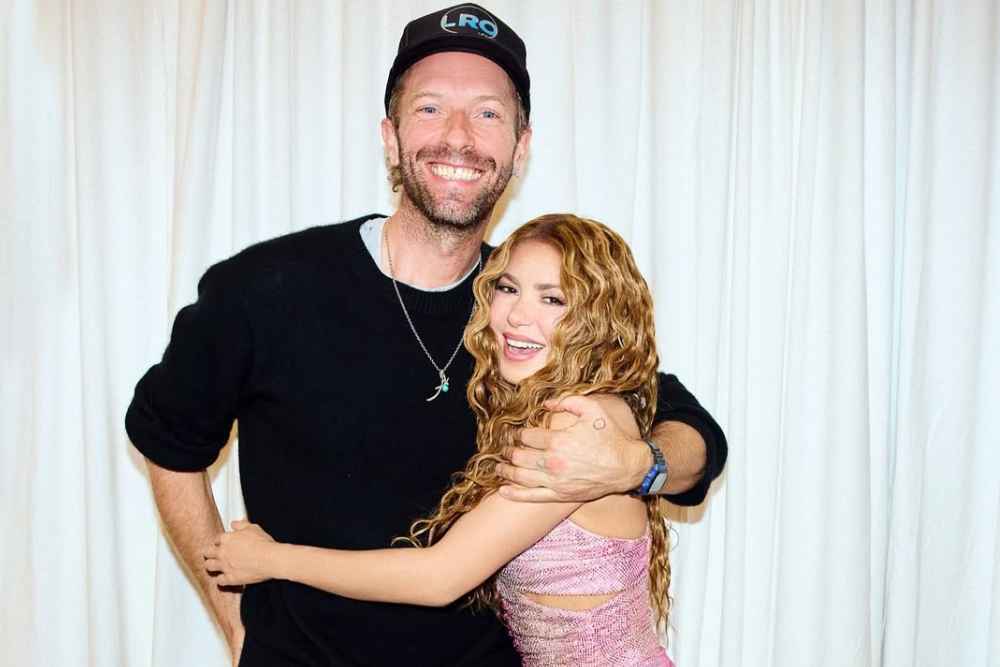La dedicatoria de 'Antología' de Shakira a Chris Martin en su concierto de Los Ángeles desató rumores de romance. Foto: Instagram de Shakira