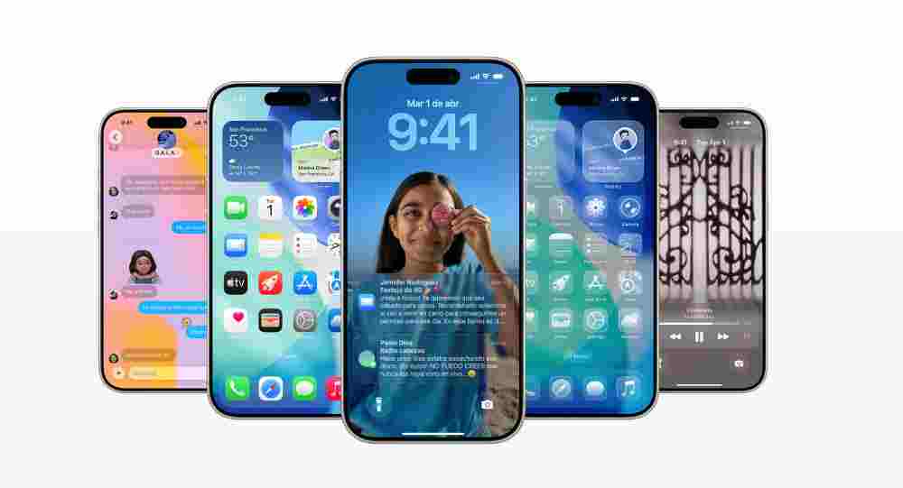 ¡iOS 26 ya está aquí! Diseño Liquid Glass, Siri mejorada, Call Screening y más. Actualiza tu iPhone y descubre un mundo nuevo. captura de pantalla