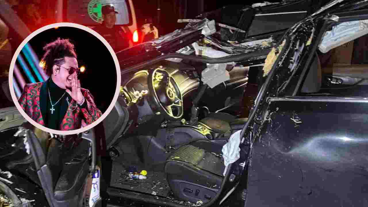 Imágenes del rescate de Jimmy Arnoldo Torres tras el choque en Ciudad Arce. El vocalista de Los Hermanos Flores lucha por recuperarse; envía tus oraciones. (Fuente: Redes sociales).