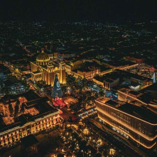 Vista del Centro Histórico de San Salvador. Archivo.