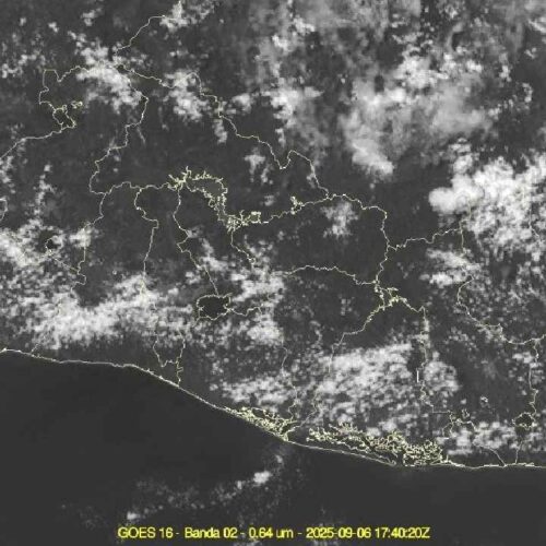 Según el reporte, se esperan lluvias y tormentas en el sector de la cordillera Apaneca-Ilamatepec, así como lluvias puntuales en la región del Bálsamo.
