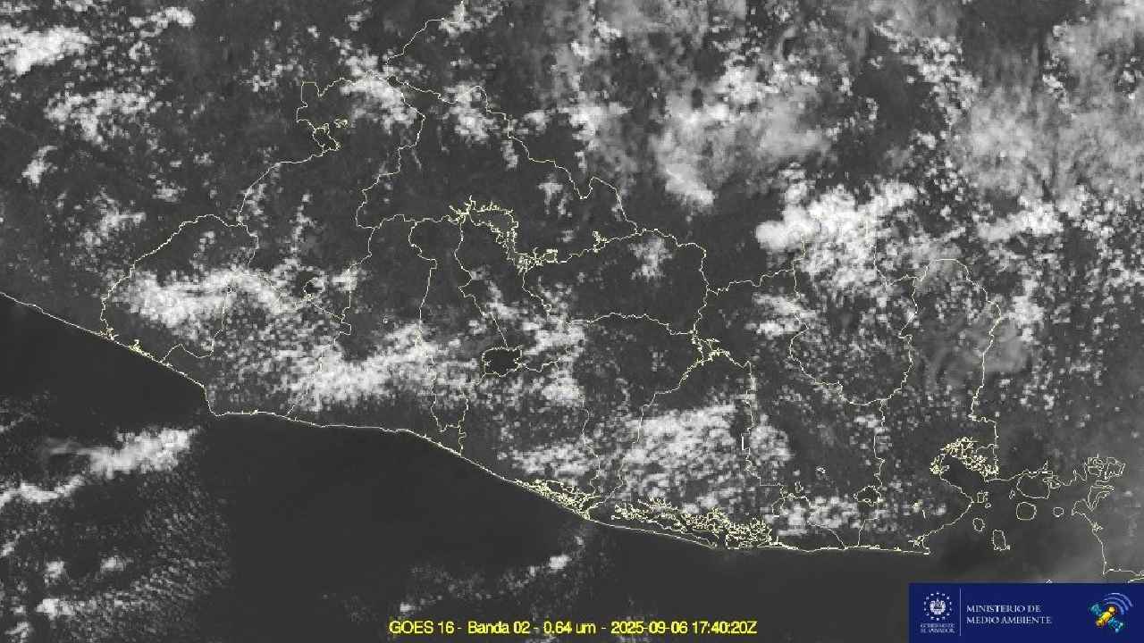 Según el reporte, se esperan lluvias y tormentas en el sector de la cordillera Apaneca-Ilamatepec, así como lluvias puntuales en la región del Bálsamo.