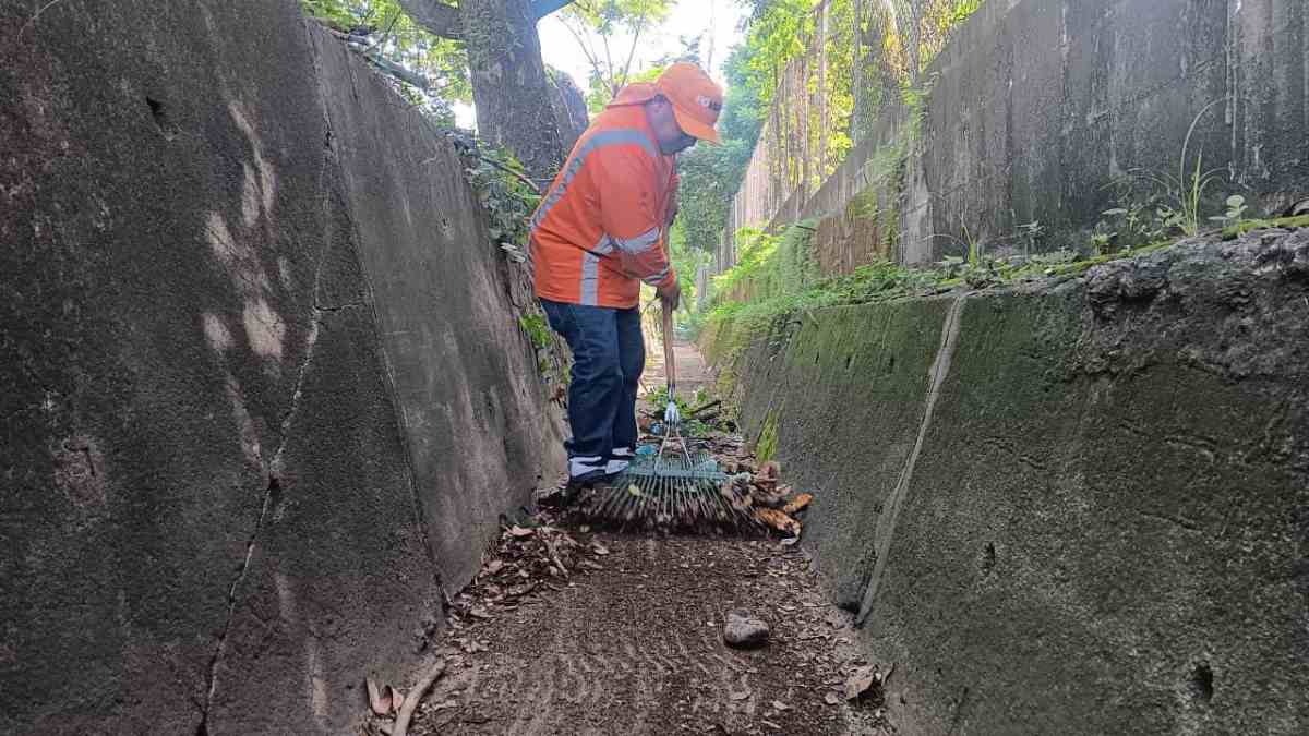Brigadas del MOP y Fovial trabajan en carreteras de El Salvador tras lluvias intensas. El país enfrenta desafíos en infraestructura y seguridad vial durante la temporada de precipitaciones. Foto. MOPT