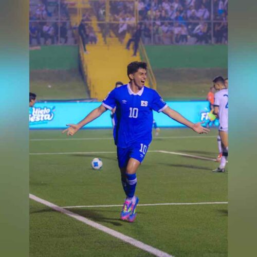 El mediocampista salvadoreño Harold Osorio fue el autor del gol de la victoria. Foto: Cortesía.