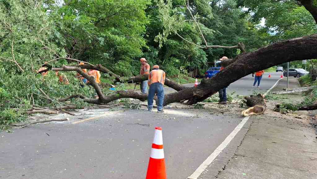 Ministro Fernando López advierte sobre lluvias récord en El Salvador: 298 mm en Conchagua. Riesgo alto de deslaves e inundaciones. Archivo.