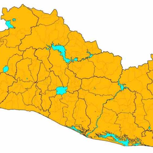 Protección Civil declara Alerta Naranja en todo El Salvador por lluvias persistentes. Ríos y cuencas en riesgo de desbordamiento. Procivil.