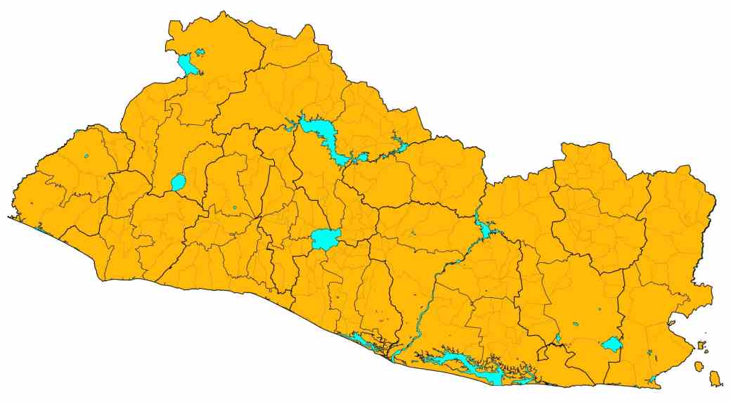 Protección Civil declara Alerta Naranja en todo El Salvador por lluvias persistentes. Ríos y cuencas en riesgo de desbordamiento. Procivil.