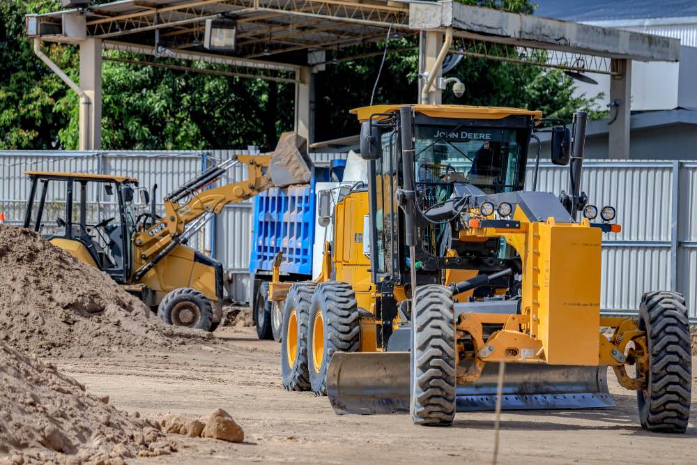 Autoridades colocan primera piedra de la ampliación de la terminal de carga aérea en el Aeropuerto Internacional. Proyecto de $11M duplicará capacidad logística del país. Foto: Secretaría de Prensa