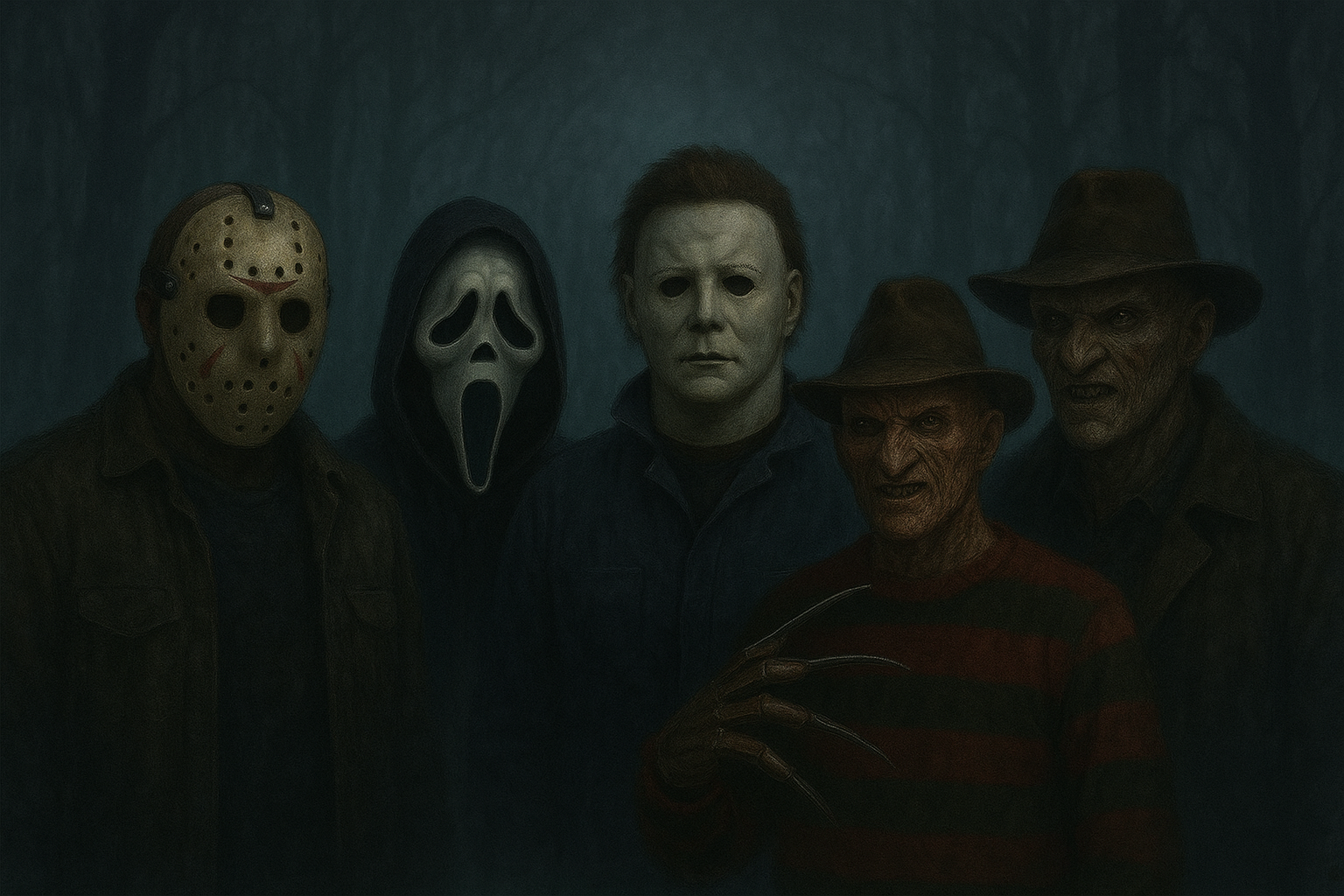 Ambiente acogedor para un maratón de películas de Halloween, incluyendo clásicos de terror para todas las edades. Foto: Ilustración.