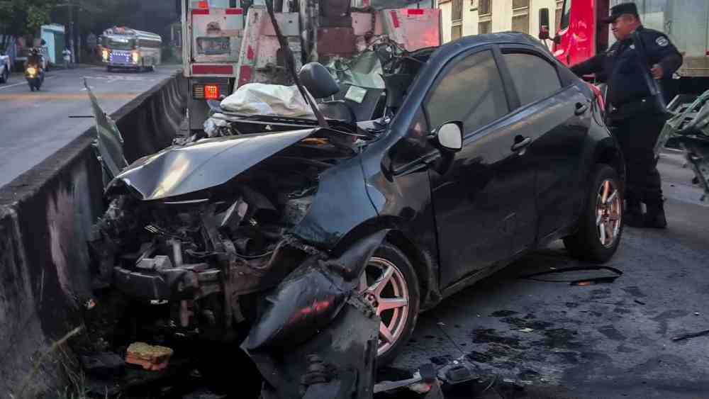 Se espera un informe técnico de la División de Tránsito Terrestre en las próximas 48 horas, tras el accidente en la Troncal del Norte. Cortesía.