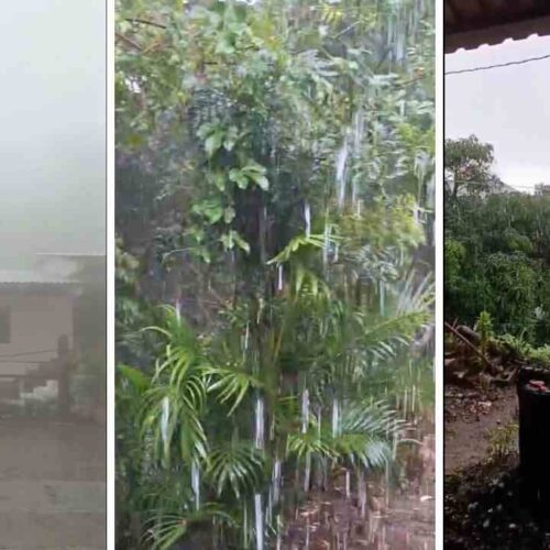 Autoridades monitorean las lluvias intensas en Usulután como parte del Plan Invierno 2025, mientras llaman a la población a evitar riesgos y seguir recomendaciones oficiales. Captura de pantalla.