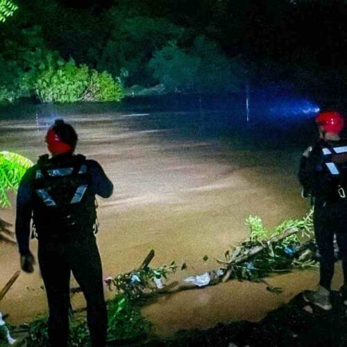 EL TIEMPO. El MARN alertó sobre lluvias con actividad eléctrica para la tarde de este sábado. Foto: Cortesía PROCIVIL