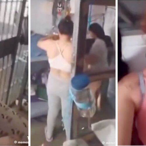 Las reclusas hicieron una transmisión en vivo de casi nueve minutos desde el penal "La Mesa" en Tijuana. Foto: Captura de video.