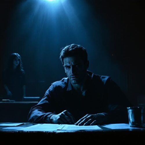 Marcos Pérez León, condenado a cadena perpetua, clama inocencia mientras su supuesta víctima acusa a su padrastro como el verdadero agresor. ¿Falló la justicia? Ilustración IA.