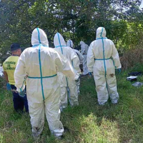 Comandos de Salvamento participó en la recuperación del cuerpo en el Puente Colima de Aguilares. Foto: Cortesía.