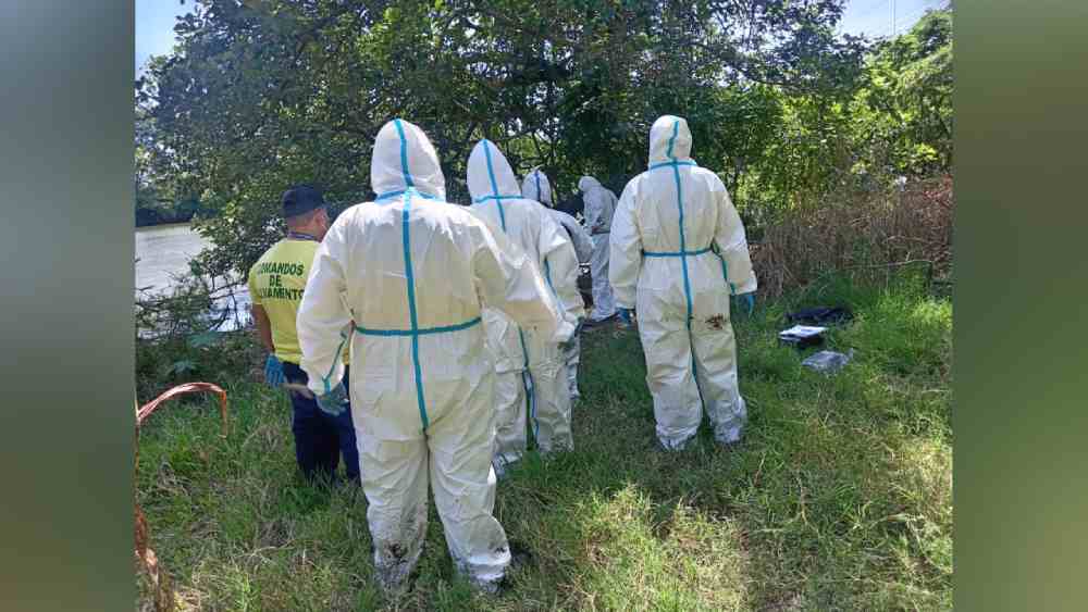 Comandos de Salvamento participó en la recuperación del cuerpo en el Puente Colima de Aguilares. Foto: Cortesía.