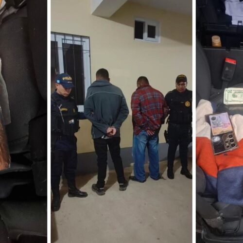 El intercambio de disparos por una disputa de tránsito en Huehuetenango dejó tres heridos, evidenciando el desafío de la inseguridad en Guatemala. Foto: PNC