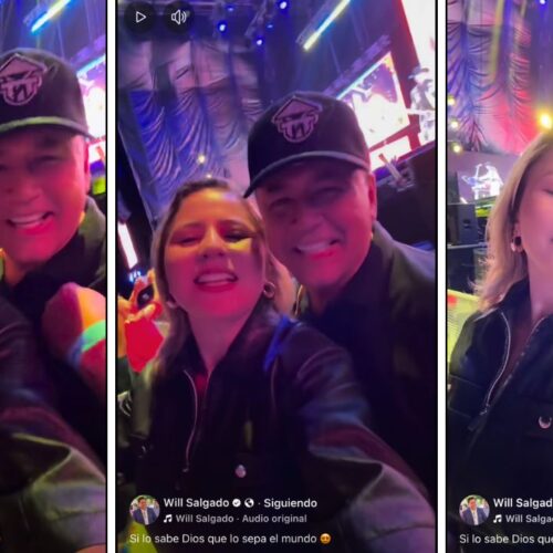 El empresario Wil Salgado y su expareja, Elizabeth Ventura, reaparecen juntos en un evento masivo, avivando los rumores de una posible reconciliación. El concierto de Bronco fue el marco del reencuentro. Capturas de pantalla